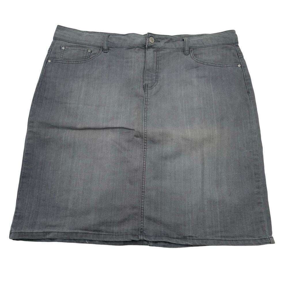 JACKLIN SMITH COLLECTION  women's  spandex denim skirt x vintage  SIZE 16